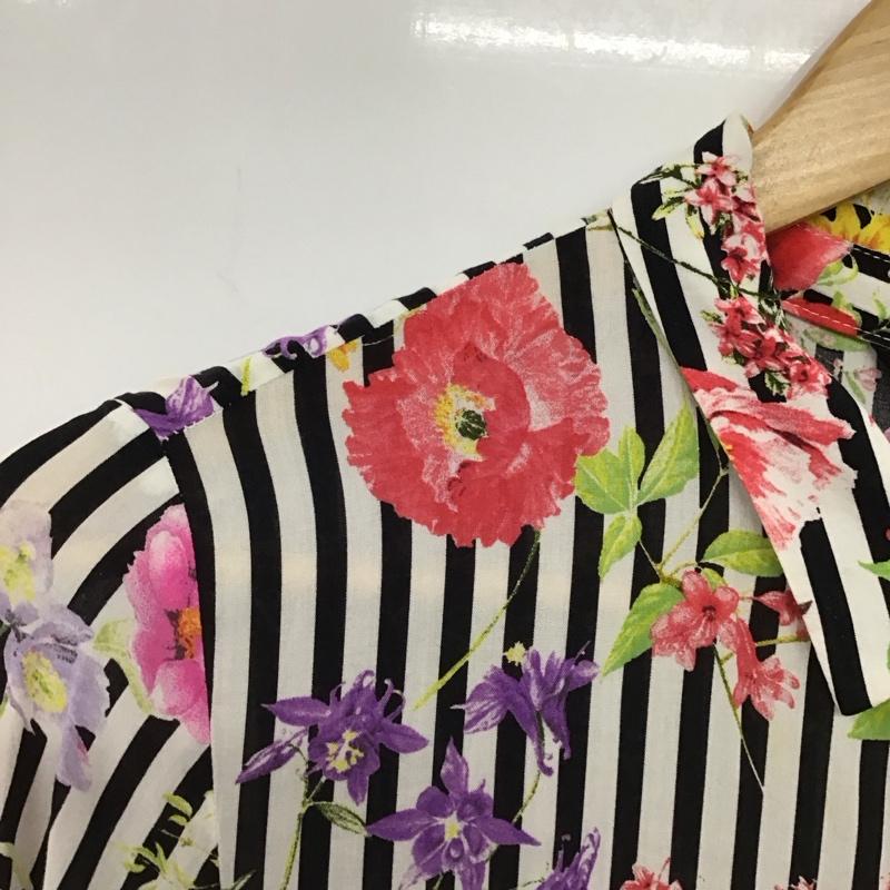 ザラウーマン ZARA WOMAN ワンピース ロングスカート M ストライプ X 花柄 マルチカラー / マルチカラー / multicolor レディース USED 古着 中古 10153124