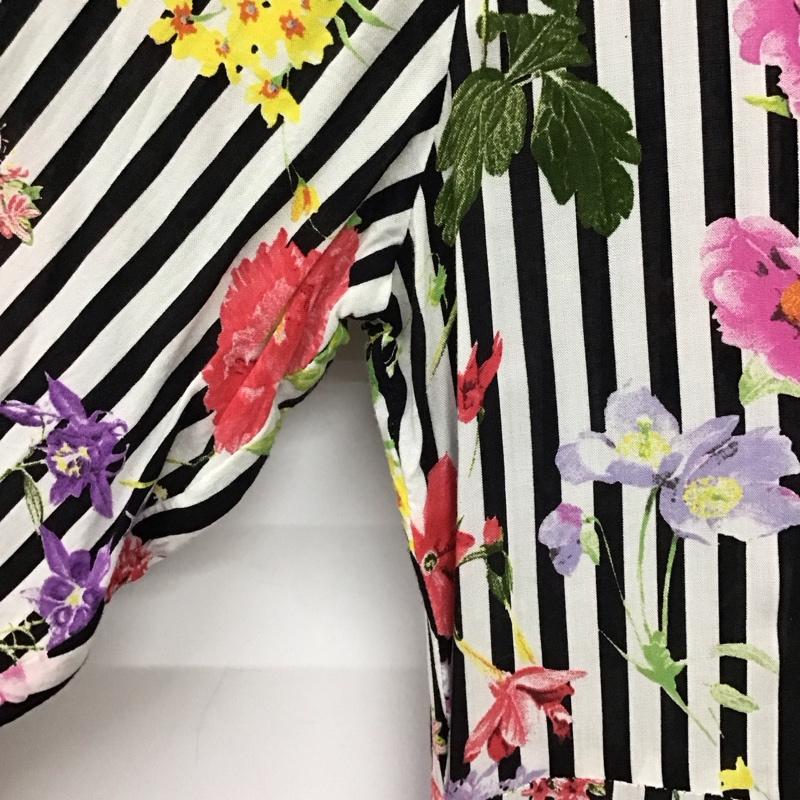 ザラウーマン ZARA WOMAN ワンピース ロングスカート M ストライプ X 花柄 マルチカラー / マルチカラー / multicolor レディース USED 古着 中古 10153124