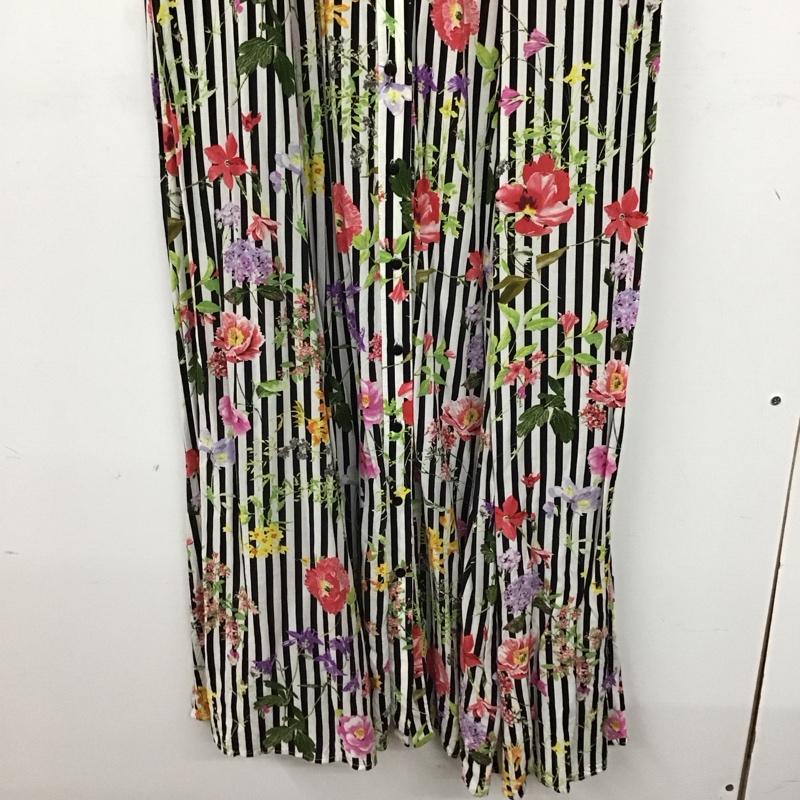 ザラウーマン ZARA WOMAN ワンピース ロングスカート M ストライプ X 花柄 マルチカラー / マルチカラー / multicolor レディース USED 古着 中古 10153124