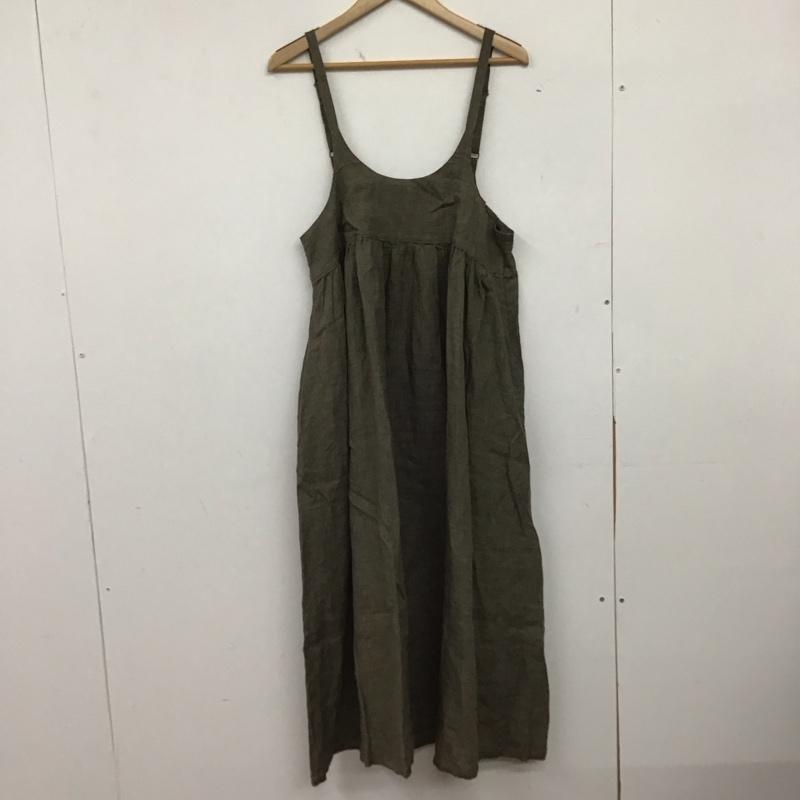 ヘブンリー HEAVENLY ワンピース ロングスカート 無地 茶 / ブラウン / brown レディース USED 古着 中古 10153125