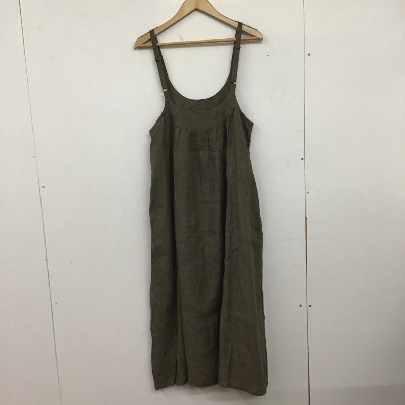 ヘブンリー HEAVENLY ワンピース ロングスカート 無地 茶 / ブラウン / brown レディース USED 古着 中古 10153125