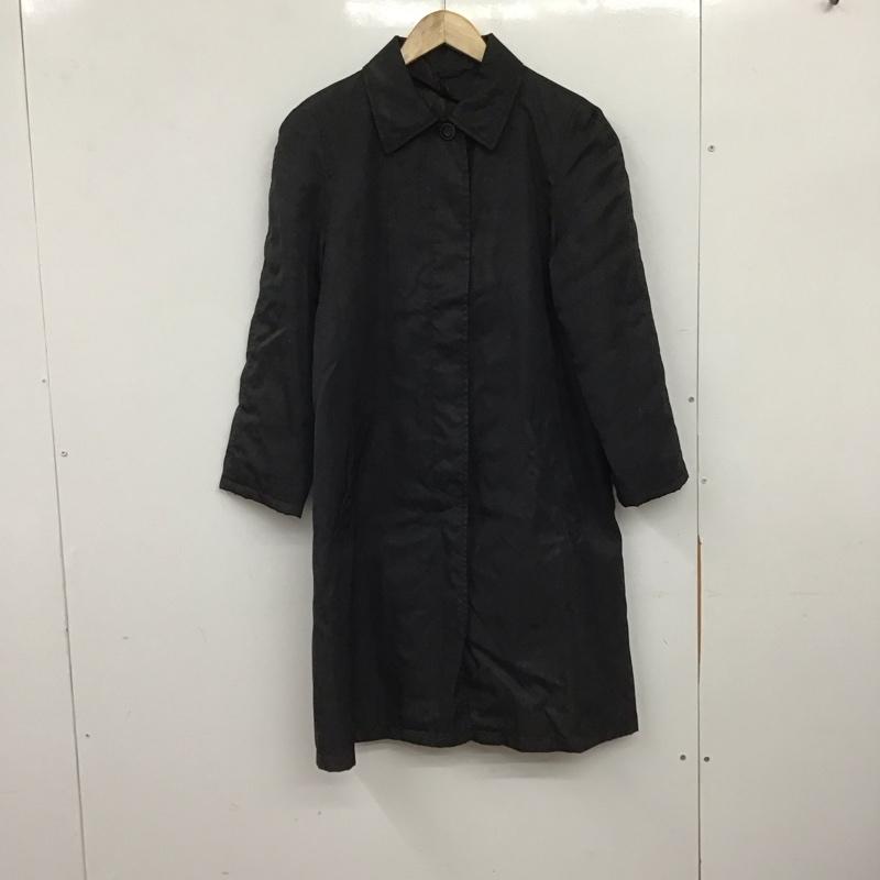 プラダ PRADA コート コート一般 S 無地 黒 / ブラック / black レディース USED 古着 中古 10153130