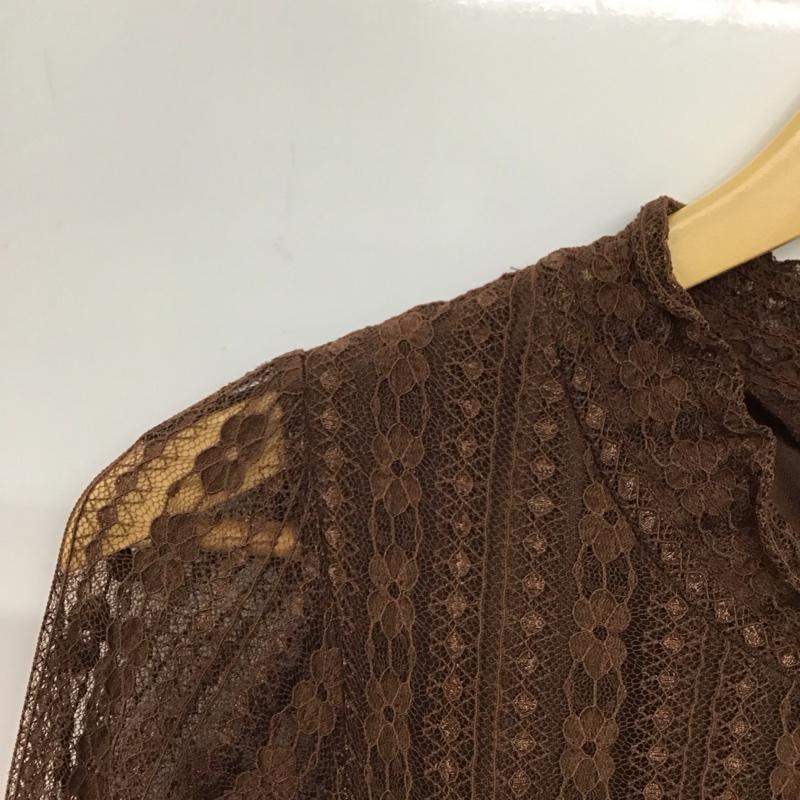 アクシーズファム axes femme ワンピース ロングスカート M 無地 X チェック 茶 / ブラウン / brown X マルチカラー / マルチカラー / multicolor レディース USED 古着 中古 10153131