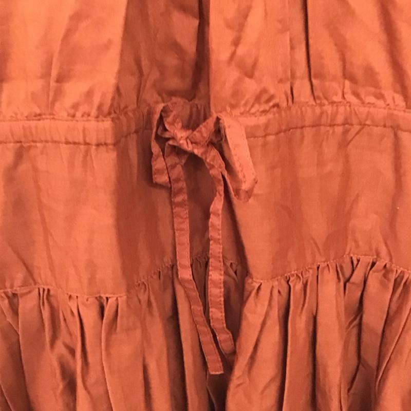 カネコイサオ KANEKOISAO ワンピース ロングスカート 無地 茶 / ブラウン / brown レディース USED 古着 中古 10153133