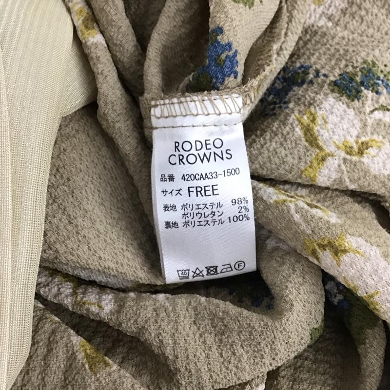 ロデオクラウンズ Rodeo Crowns ワンピース ロングスカート 420CAA33-1500 FREE 総柄 ベージュ / ベージュ / beige レディース USED 古着 中古 10153136