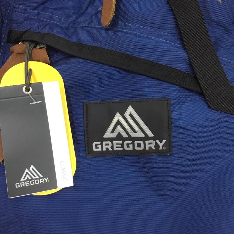 グレゴリー GREGORY リュックサック、デイパック リュックサック、デイバッグ CLASSIC DAY バックパック タグ付き ロゴ、文字 紺 / ネイビー / navy X 黒 / ブラック / black メンズ USED 古着 中古 10153137