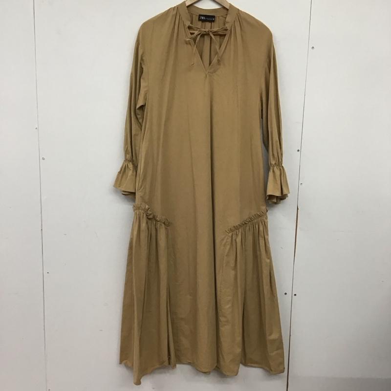 ザラ ZARA ワンピース ロングスカート XS 無地 ベージュ / ベージュ / beige レディース USED 古着 中古 10153138