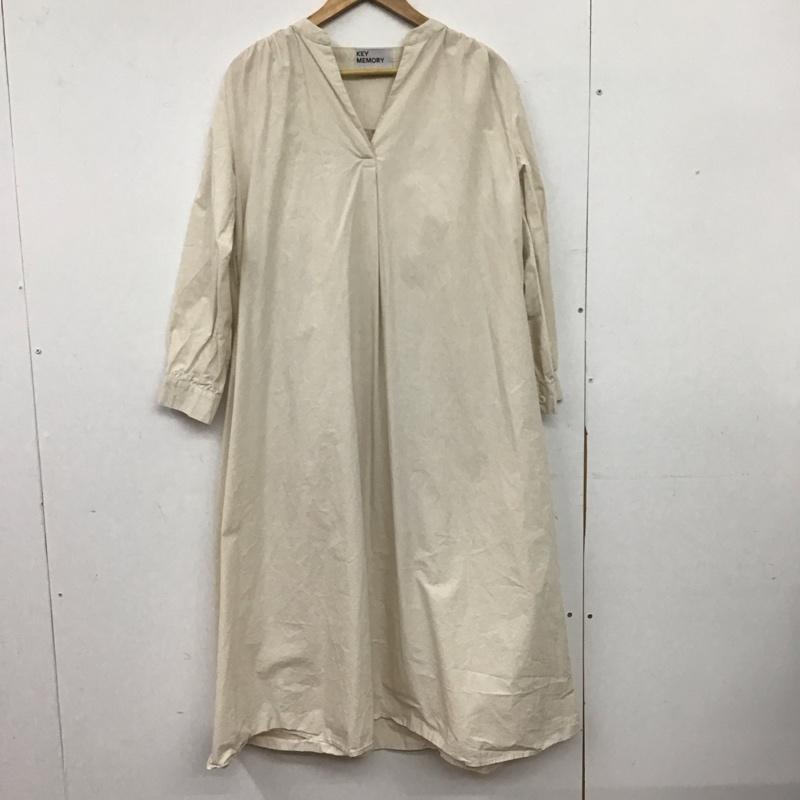 キーメモリー KEYMEMORY ワンピース ロングスカート 無地 オフホワイト / オフホワイト / レディース USED 古着 中古 10153145