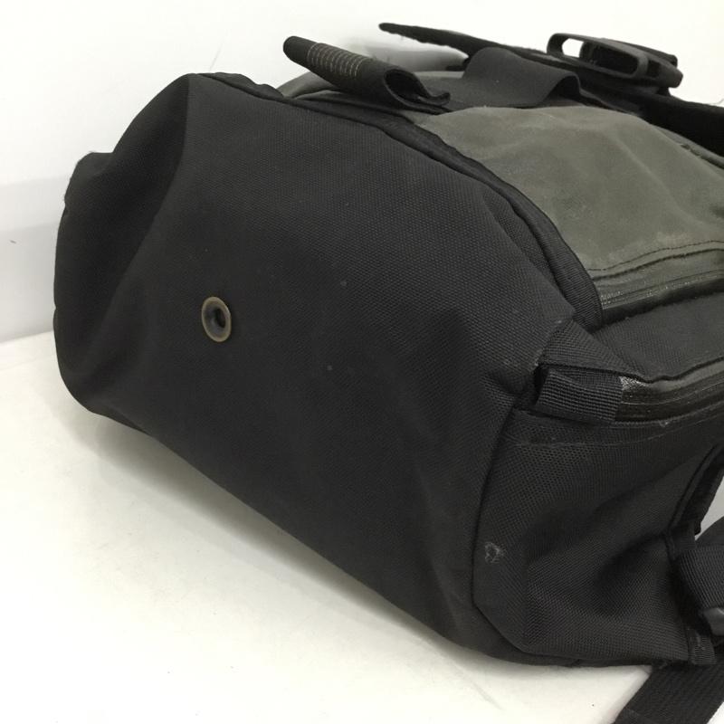 ミッションワークショップ MISSIONWORKSHOP リュックサック、デイパック リュックサック、デイバッグ ロゴ、文字 灰 / グレー / gray X 黒 / ブラック / black メンズ USED 古着 中古 10153146