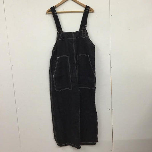 ニコアンド niko and... サロペット・オーバーオール サロペット、オーバーオール M 無地 黒 / ブラック / black レディース USED 古着 中古 10153147