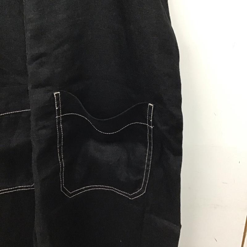ニコアンド niko and... サロペット・オーバーオール サロペット、オーバーオール M 無地 黒 / ブラック / black レディース USED 古着 中古 10153147