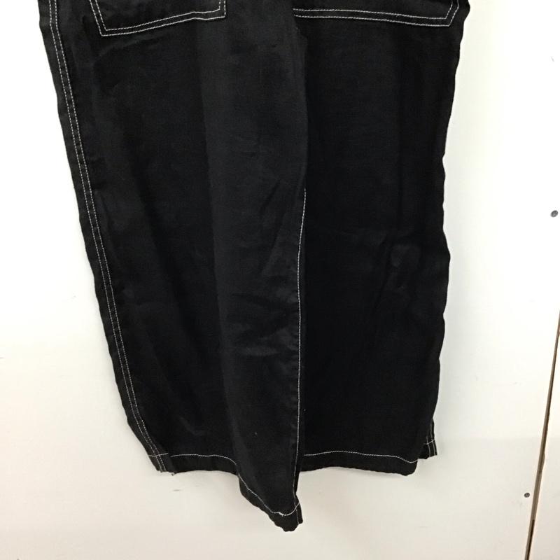 ニコアンド niko and... サロペット・オーバーオール サロペット、オーバーオール M 無地 黒 / ブラック / black レディース USED 古着 中古 10153147