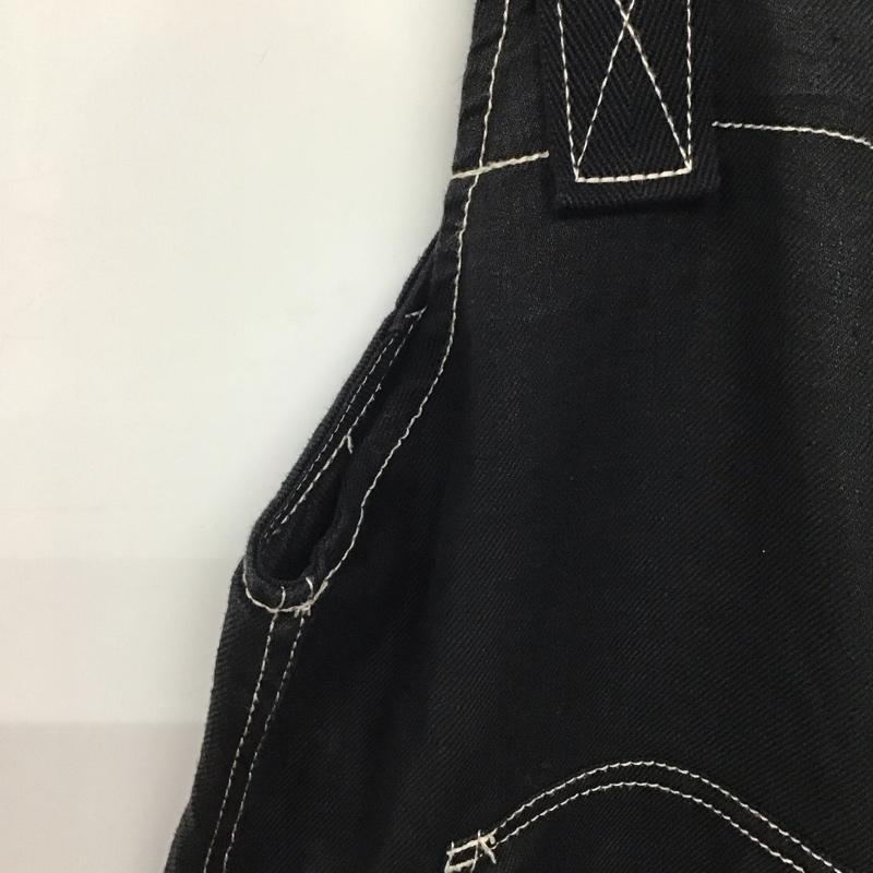 ニコアンド niko and... サロペット・オーバーオール サロペット、オーバーオール M 無地 黒 / ブラック / black レディース USED 古着 中古 10153147