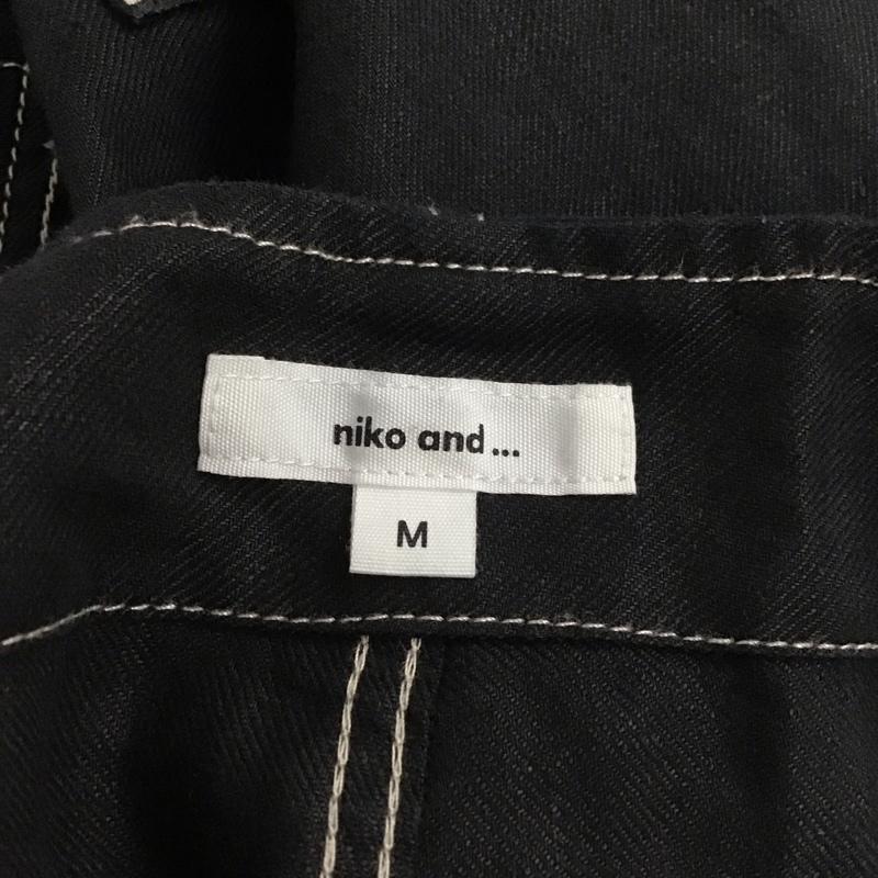 ニコアンド niko and... サロペット・オーバーオール サロペット、オーバーオール M 無地 黒 / ブラック / black レディース USED 古着 中古 10153147