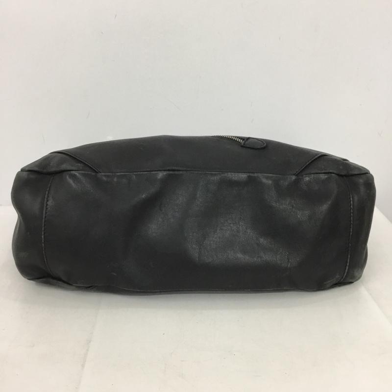 オロビアンコ Orobianco ショルダーバッグ ショルダーバッグ レザー 無地 黒 / ブラック / black メンズ USED 古着 中古 10153150