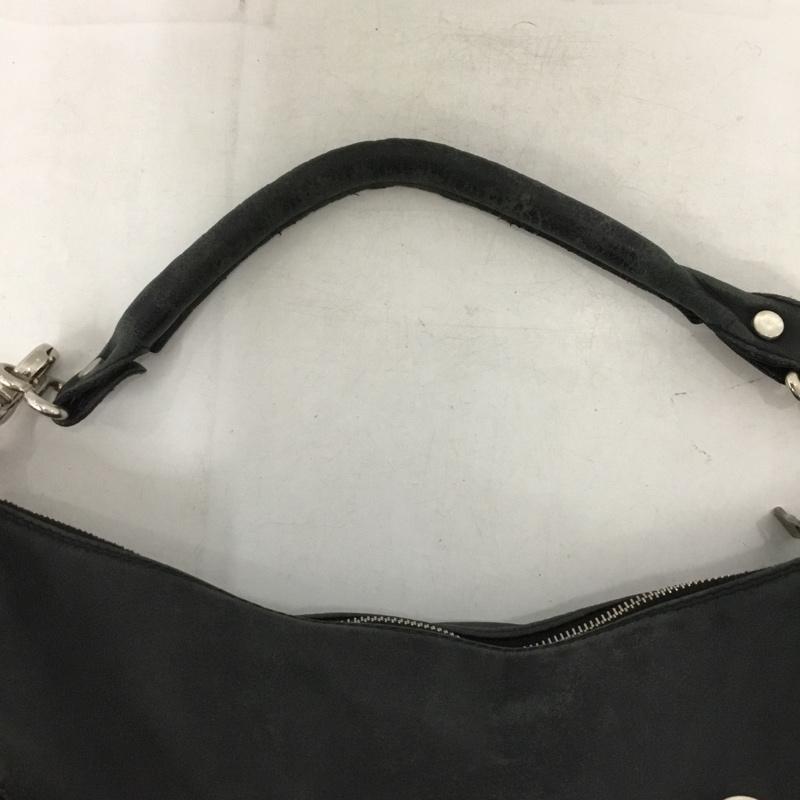 オロビアンコ Orobianco ショルダーバッグ ショルダーバッグ レザー 無地 黒 / ブラック / black メンズ USED 古着 中古 10153150