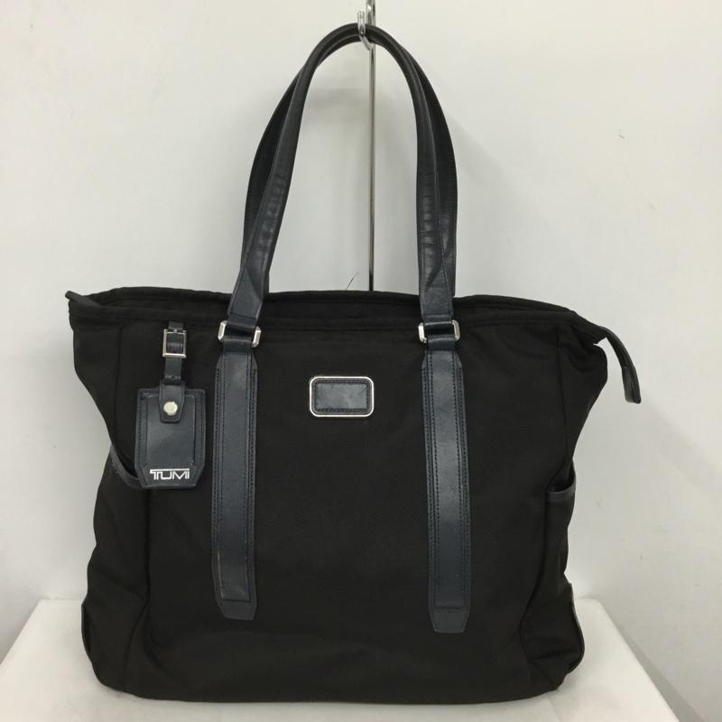 トゥミ TUMI トートバッグ トートバッグ ビジネスバッグ 無地 黒 / ブラック / black X 紺 / ネイビー / navy メンズ USED 古着 中古 10153152