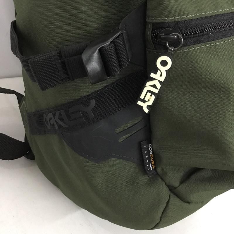 オークリー OAKLEY リュックサック、デイパック リュックサック、デイバッグ FOS900073 Street Backpack Cordura ロゴ、文字 カーキ / カーキ / khaki X 黒 / ブラック / black メンズ USED 古着 中古 10153160
