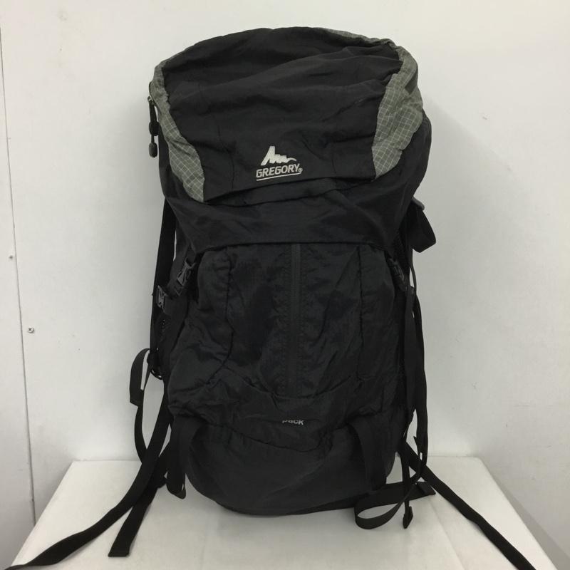 グレゴリー GREGORY リュックサック、デイパック リュックサック、デイバッグ Z-pack アウトドア 登山リュック トレッキングリュック 旧ロゴ ロゴ、文字 黒 / ブラック / black X 灰 / グレー / gray メンズ USED 古着 中古 10153164