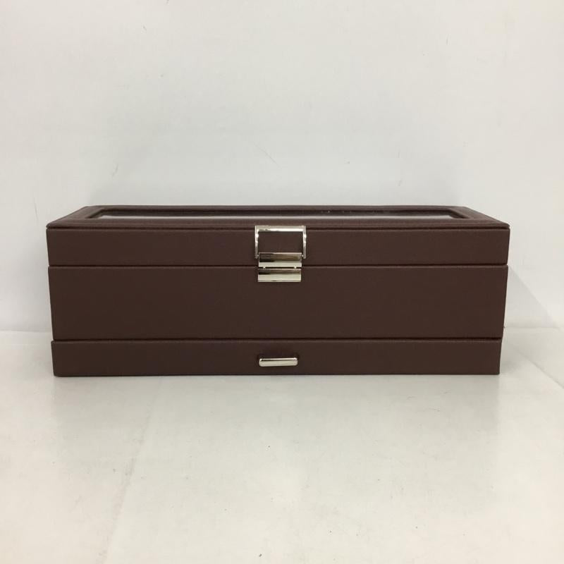古着 USED ファッション小物 ファッション小物 腕時計収納ケース 無地 茶 / ブラウン / brown メンズ USED 古着 中古 10153166