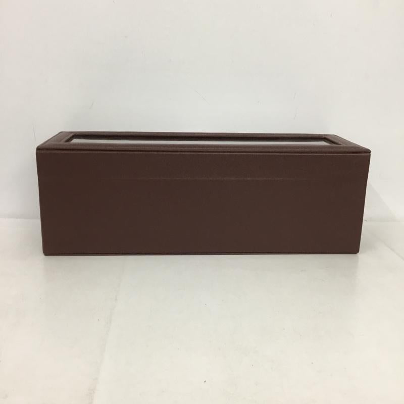古着 USED ファッション小物 ファッション小物 腕時計収納ケース 無地 茶 / ブラウン / brown メンズ USED 古着 中古 10153166