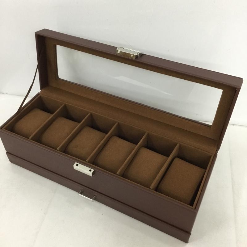 古着 USED ファッション小物 ファッション小物 腕時計収納ケース 無地 茶 / ブラウン / brown メンズ USED 古着 中古 10153166