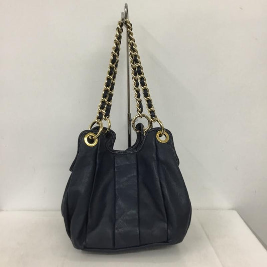 グイアス GUIA`S ハンドバッグ ハンドバッグ チェーンショルダー 無地 紺 / ネイビー / navy レディース USED 古着 中古 10153167