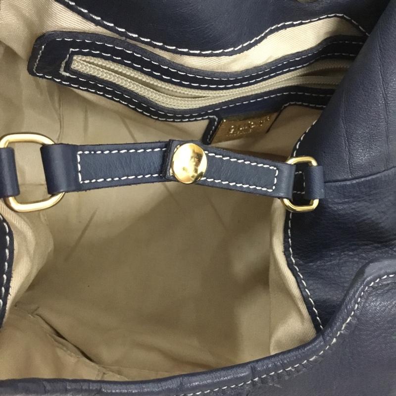 グイアス GUIA`S ハンドバッグ ハンドバッグ チェーンショルダー 無地 紺 / ネイビー / navy レディース USED 古着 中古 10153167