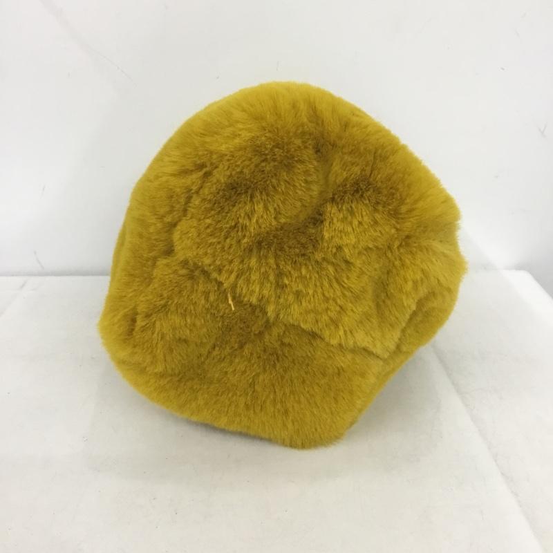 ザラ ZARA ハンドバッグ ハンドバッグ フェイクファー ミニバッグ 無地 マスタード / マスタード / レディース USED 古着 中古 10153168