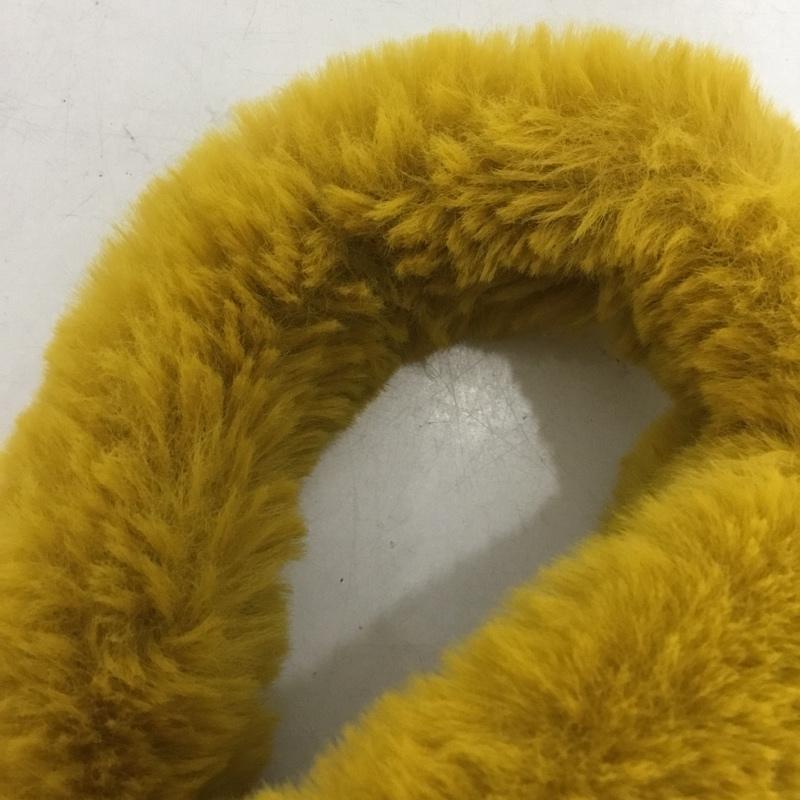 ザラ ZARA ハンドバッグ ハンドバッグ フェイクファー ミニバッグ 無地 マスタード / マスタード / レディース USED 古着 中古 10153168