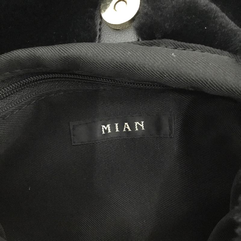 ミアン MIAN ハンドバッグ ハンドバッグ フェイクファー かご ドッキングバッグ 無地 黒 / ブラック / black X ベージュ / ベージュ / beige レディース USED 古着 中古 10153172