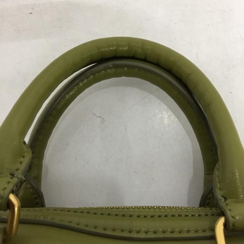 ザラ ZARA ハンドバッグ ハンドバッグ 6352 611 500 ミニバッグ 無地 カーキ / カーキ / khaki レディース USED 古着 中古 10153173