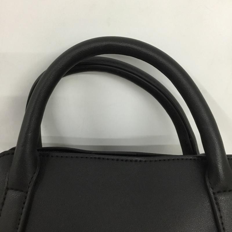 ティーケータケオキクチ tk.TAKEO KIKUCHI ショルダーバッグ ショルダーバッグ パンチングミニショルダーバッグ 2WAY フェイクレザー ロゴ、文字 黒 / ブラック / black レディース USED 古着 中古 10153174