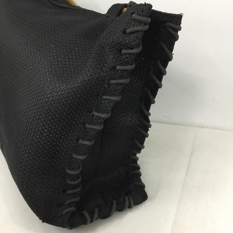 サマンサタバサ Samantha Thavasa トートバッグ トートバッグ ウッドハンドル ロゴ、文字 黒 / ブラック / black レディース USED 古着 中古 10153177