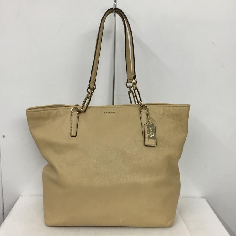 コーチ COACH トートバッグ トートバッグ 26225 レザー ロゴ、文字 ベージュ / ベージュ / beige レディース USED 古着 中古 10153178
