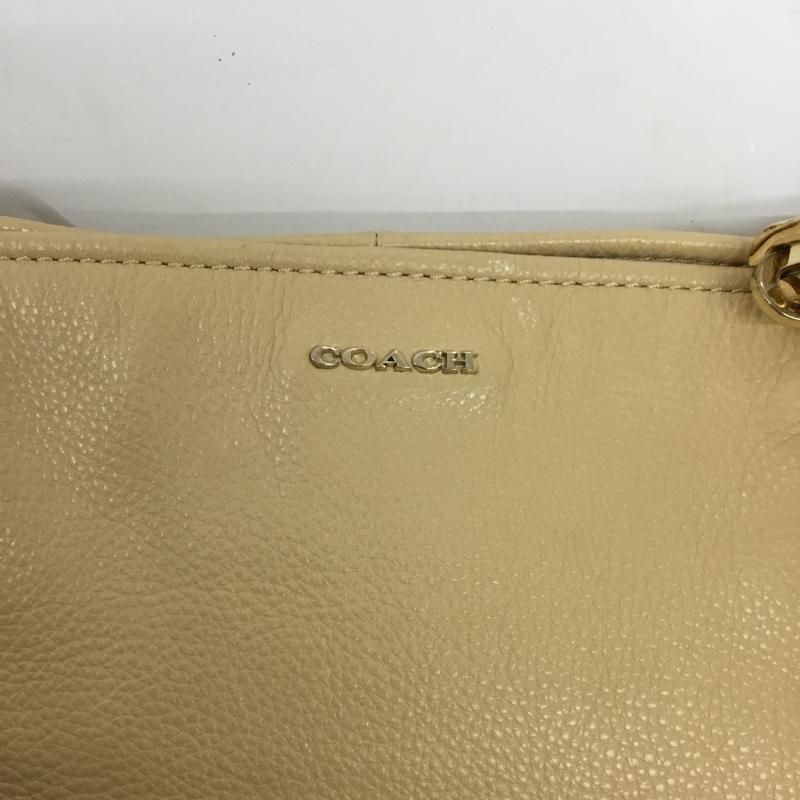 コーチ COACH トートバッグ トートバッグ 26225 レザー ロゴ、文字 ベージュ / ベージュ / beige レディース USED 古着 中古 10153178