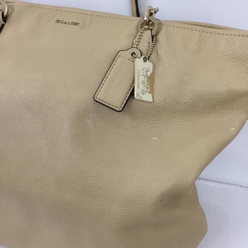 コーチ COACH トートバッグ トートバッグ 26225 レザー ロゴ、文字 ベージュ / ベージュ / beige レディース USED 古着 中古 10153178