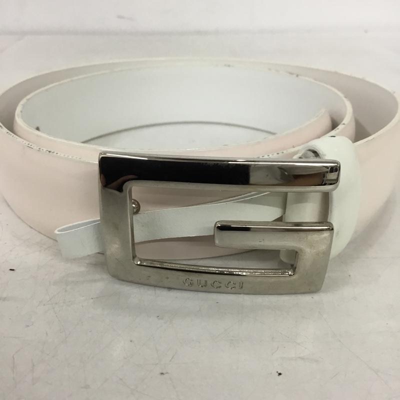 グッチ GUCCI ベルト・バックル ベルト 70 28 036 1046 1004 Gロゴ 無地 桃 / ピンク / pink レディース USED 古着 中古 10153192
