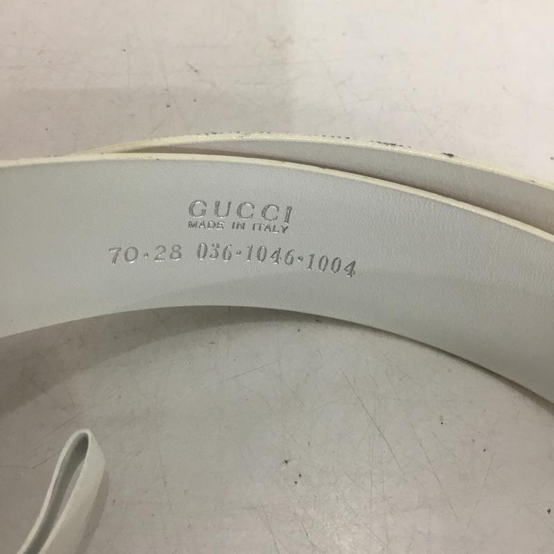 グッチ GUCCI ベルト・バックル ベルト 70 28 036 1046 1004 Gロゴ 無地 桃 / ピンク / pink レディース USED 古着 中古 10153192