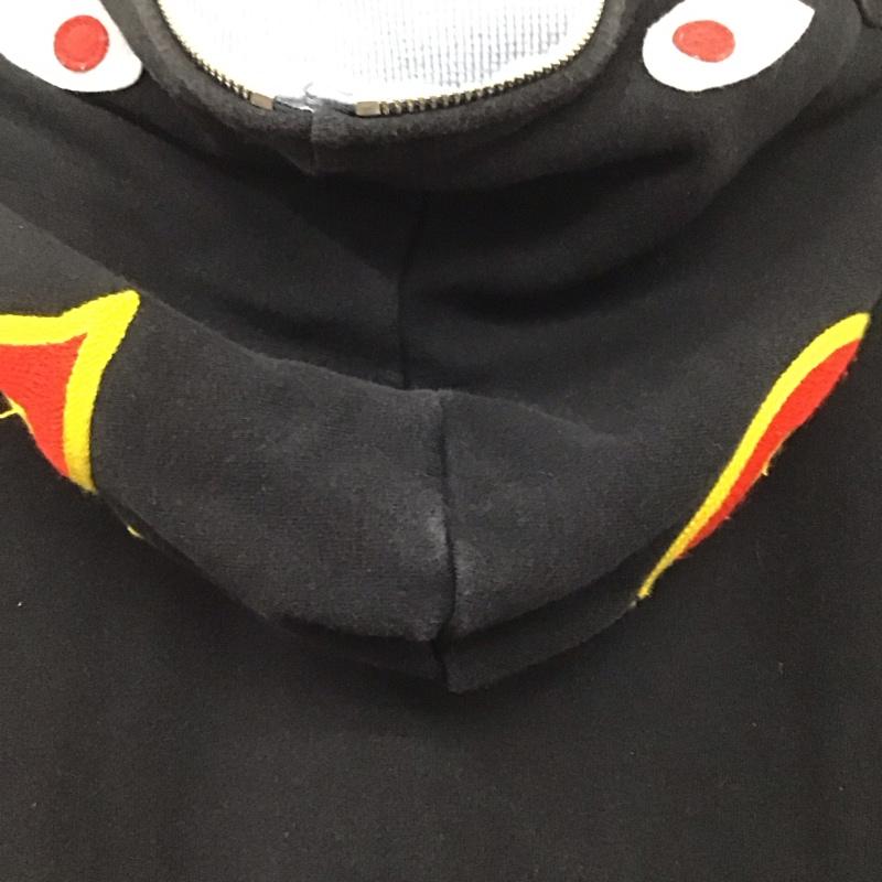 エイプ APE パーカー 長袖 長袖パーカー ジップアップパーカー スウェット M ロゴ、文字 黒 / ブラック / black メンズ USED 古着 中古 10153194