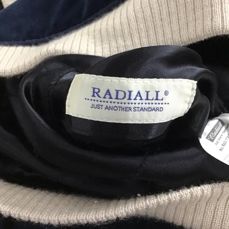 ラディアル RADIALL ジャケット、上着 ジャンパー、ブルゾン rad-17aw-jk002 ジップアップジャケット アウター スカジャン M 刺繍 紺 / ネイビー / navy メンズ USED 古着 中古 10153198