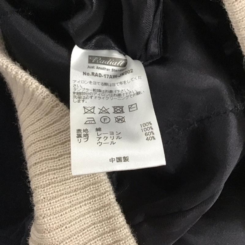 ラディアル RADIALL ジャケット、上着 ジャンパー、ブルゾン rad-17aw-jk002 ジップアップジャケット アウター スカジャン M 刺繍 紺 / ネイビー / navy メンズ USED 古着 中古 10153198