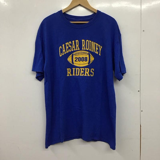 古着 USED Tシャツ 半袖 半袖カットソー プリントTシャツ クルーネックカットソー ロゴ、文字 青 / ブルー / blue メンズ USED 古着 中古 10153200