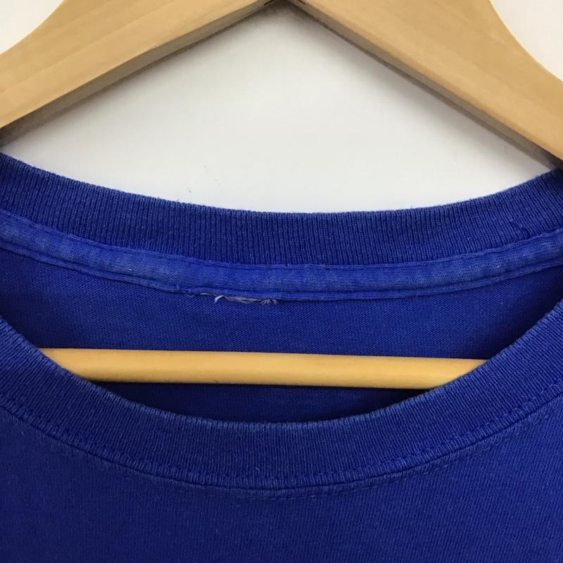 古着 USED Tシャツ 半袖 半袖カットソー プリントTシャツ クルーネックカットソー ロゴ、文字 青 / ブルー / blue メンズ USED 古着 中古 10153200