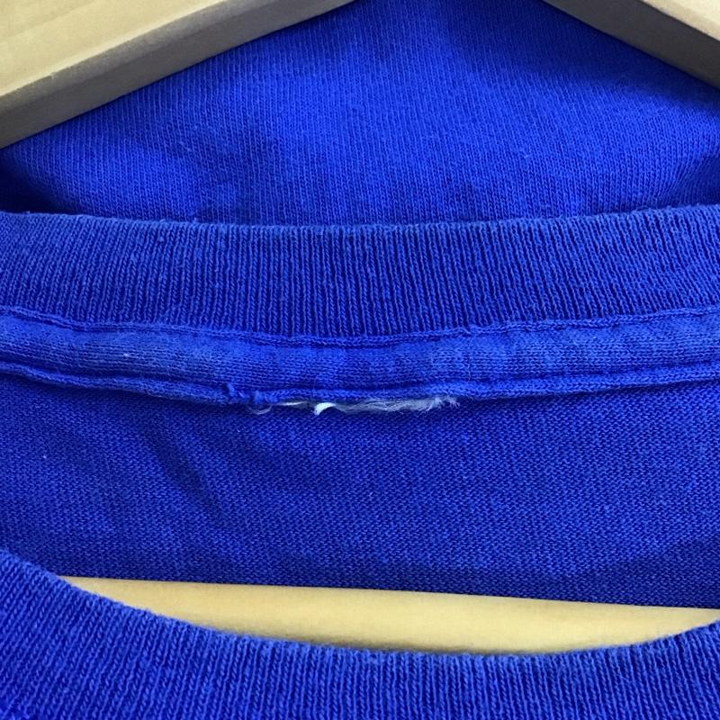 古着 USED Tシャツ 半袖 半袖カットソー プリントTシャツ クルーネックカットソー ロゴ、文字 青 / ブルー / blue メンズ USED 古着 中古 10153200