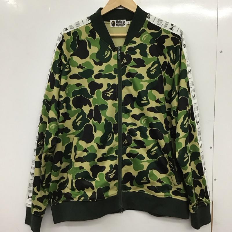 アベイシングエイプ A BATHING APE ジャケット、上着 ジャンパー、ブルゾン ジップアップジャケット アウター ジャージ XL カモフラージュ柄・迷彩 マルチカラー / マルチカラー / multicolor メンズ USED 古着 中古 10153202