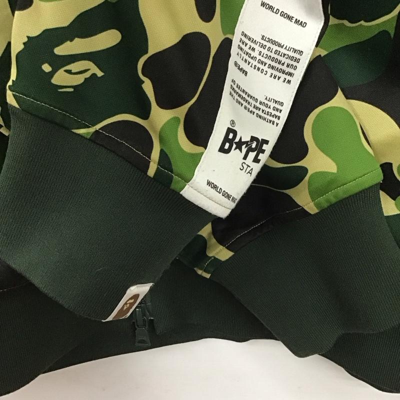 アベイシングエイプ A BATHING APE ジャケット、上着 ジャンパー、ブルゾン ジップアップジャケット アウター ジャージ XL カモフラージュ柄・迷彩 マルチカラー / マルチカラー / multicolor メンズ USED 古着 中古 10153202