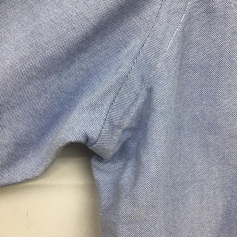 ポロラルフローレン POLO RALPH LAUREN シャツ、ブラウス 長袖 長袖シャツ 無地シャツ カラーシャツ ボタンダウンシャツ M ロゴ、文字 水色 / ライトブルー / メンズ USED 古着 中古 10153203