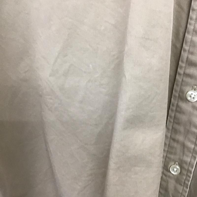 ラルフローレン RALPHLAUREN シャツ、ブラウス 長袖 長袖シャツ 無地シャツ カラーシャツ ボタンダウンシャツ L ロゴ、文字 ベージュ / ベージュ / beige メンズ USED 古着 中古 10153204