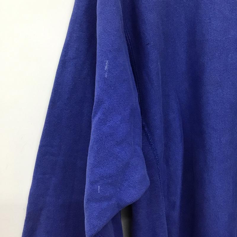 チャンピオン Campion トレーナー 長袖 長袖トレーナー スウェット クルーネック プルオーバー L ロゴ、文字 青 / ブルー / blue メンズ USED 古着 中古 10153206